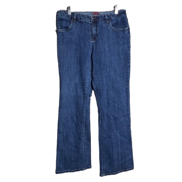 Smith’s Bootcut‎ Jeans Blue Medium Wash Vintage Wash Boot Leg High Rise - Picture 1 of 6